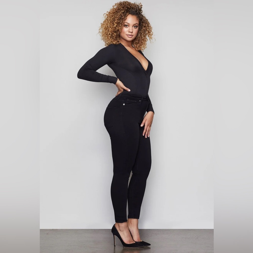 Good American Black Skinny Jeans